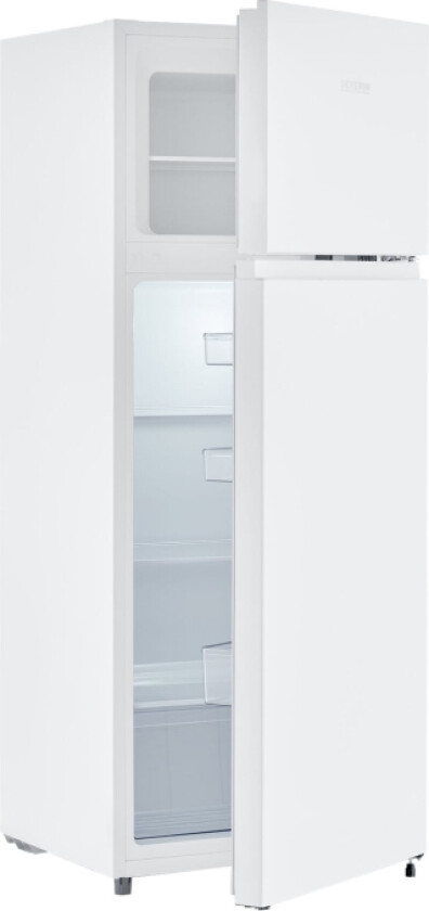 Severin DT 8760 - Kjøleskap/fryser - toppfryser - bredde: 54.2 cm - dybde: 55 cm - høyde: 143.4 cm - 206 liter - Klasse E - hvit