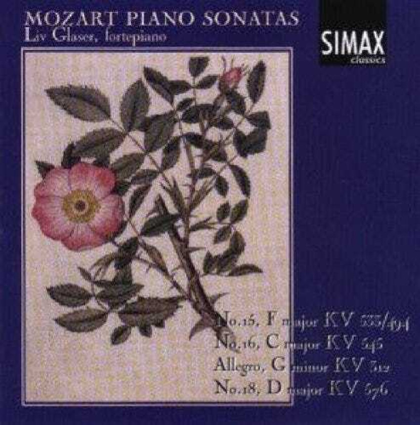 Wolfgang Amadeus Mozart : Piano Sonatas Nos.15, 16 and 18 (Glaser) CD (2000)