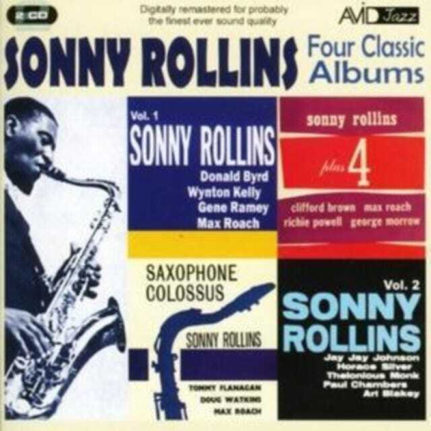 Sonny Rollins : Plus 4/vol. 1/vol. 2/saxophone Colossus CD 2 discs (2008)