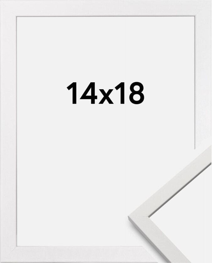 Ramme Edsbyn Hvit 14x18 Cm
