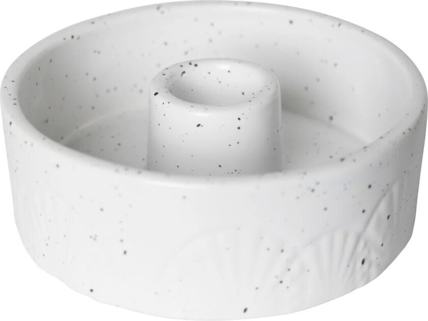 Sun lysestake keramikk Hvit-prikkete