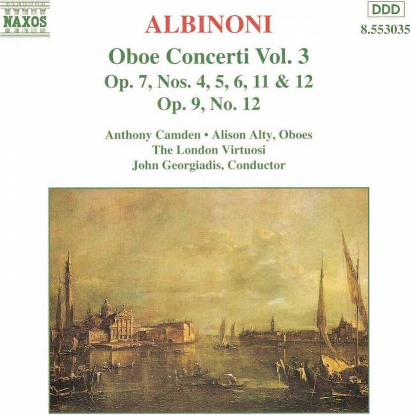 Tomaso Albinoni : Albinoni: Oboe Concerti Vol.3 CD (1996)