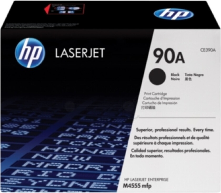 Hp Toner Svart 90a 10k - Ce390a