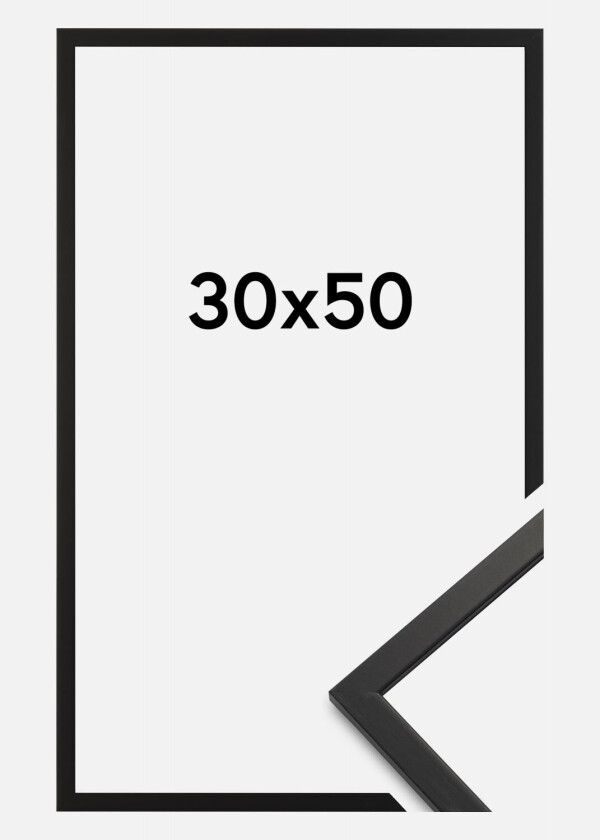 Ramme Edsbyn Akrylglass Svart 30x50 Cm