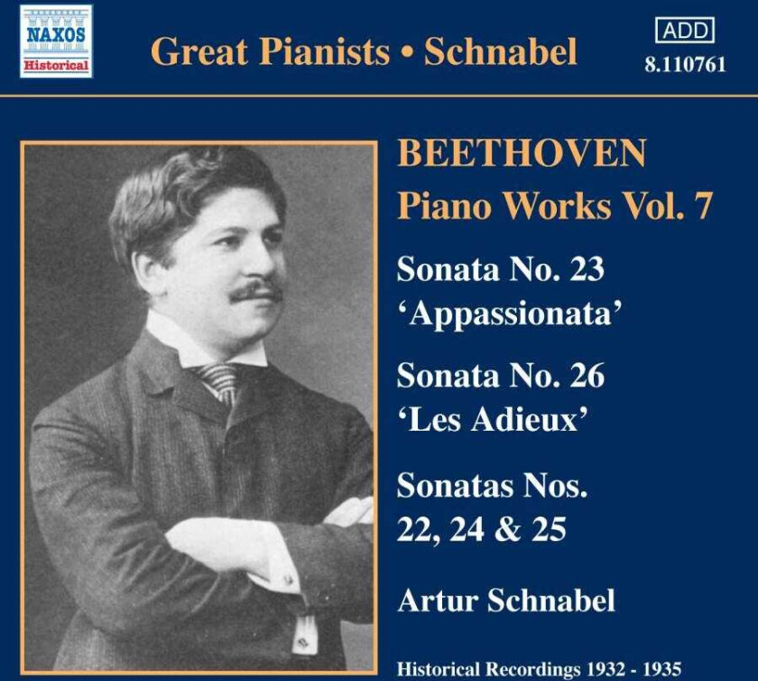 Ludwig van Beethoven : Piano Works Vol. 7 (Schnabel) CD (2004)