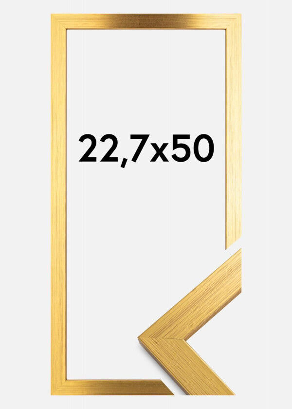 Ramme Gold Wood 22,7x50 Cm