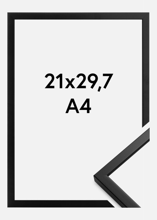 Ramme Oslo Akrylglass Svart 21x29,7 Cm (A4)
