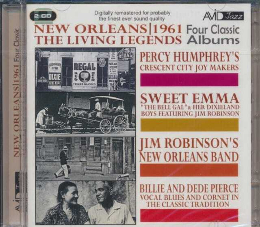 Various Artists : New Orleans 1961: The Living Legends - Four Classic Albums CD