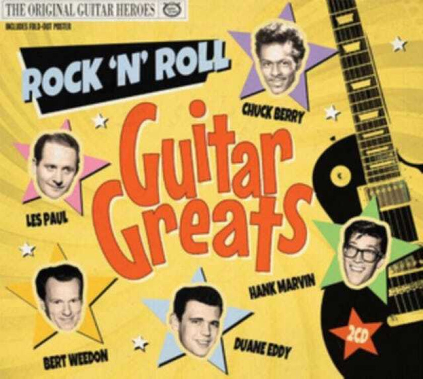 Various Artists : Rock ‘N’ Roll Guitar Greats CD 2 discs (2014)