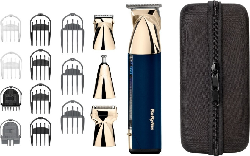 Bilde av Trådløse hårklippemaskiner Babyliss Multigroom Super-X-Metal Series 15 i 1
