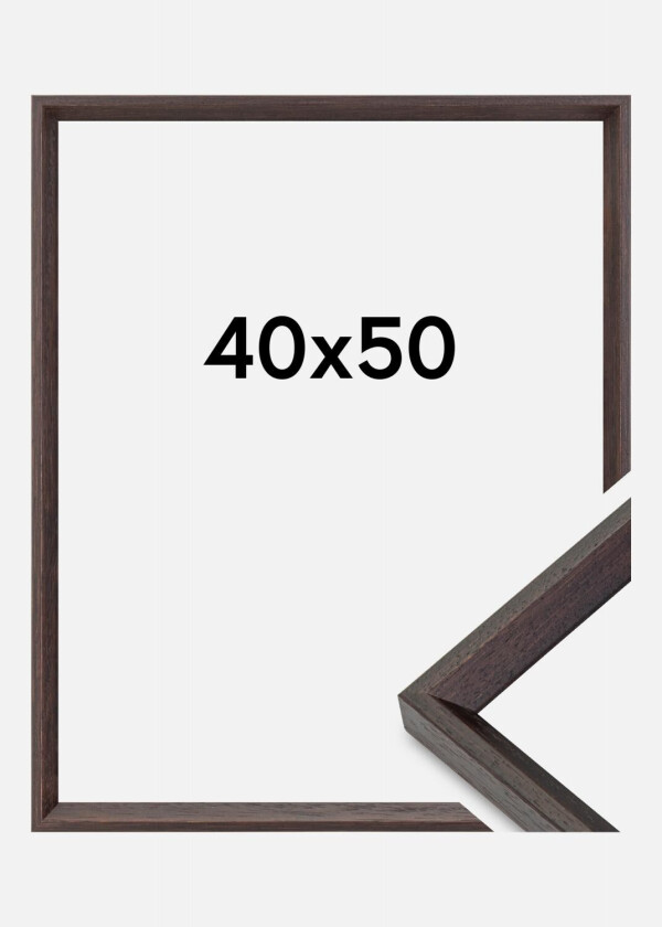 Ramme Globe Akrylglass Espresso 40x50 Cm