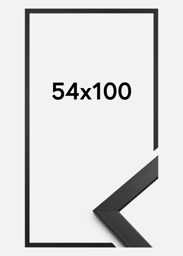 Ramme Stilren Svart 54x100 Cm