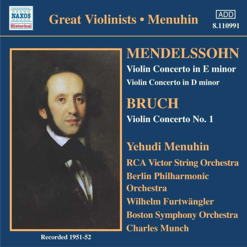 Felix Mendelssohn : Violin Concerto in E Minor/violin Concerto No. 1 (Menuhin)