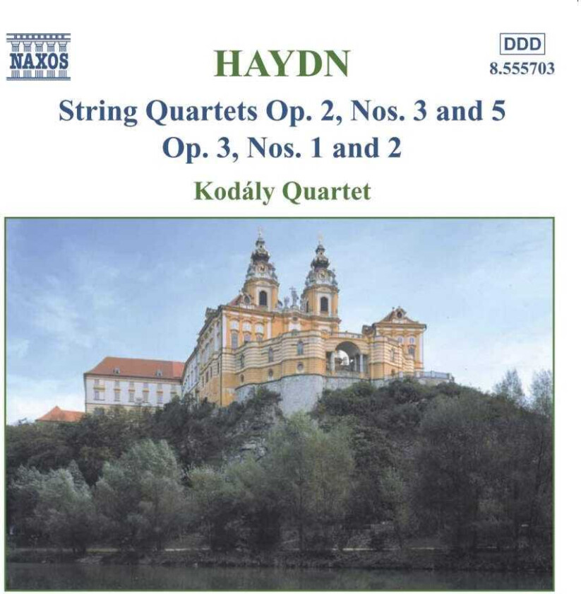 String Quartets Op.2 Nos.3&5, Op.3 Nos.1&2 (Kodaly Quartet) CD (2003)