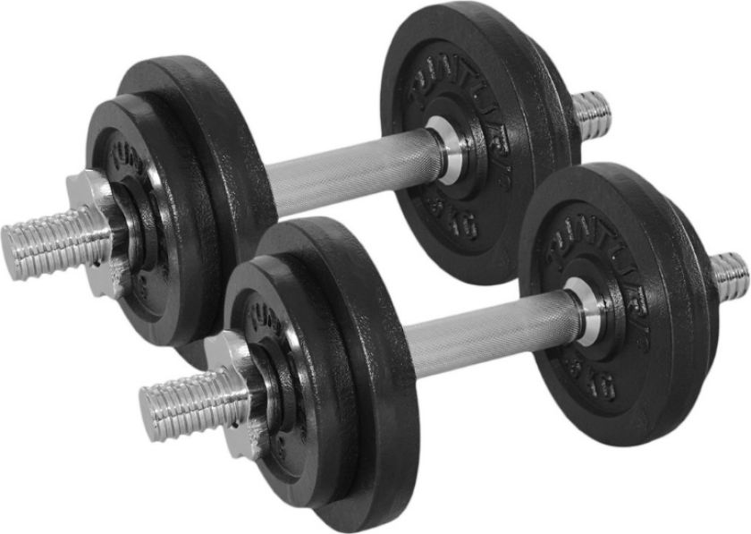 Dumbbellset, Svart, 20 g, 1 stykker