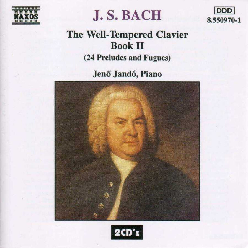 Johann Sebastian Bach : The Well-Tempered Klavier - Bach CD 2 discs (1994)