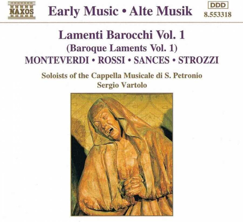Various Composers : Lamenti Barocchi (Baroque Laments) Vol.1 CD (1995)