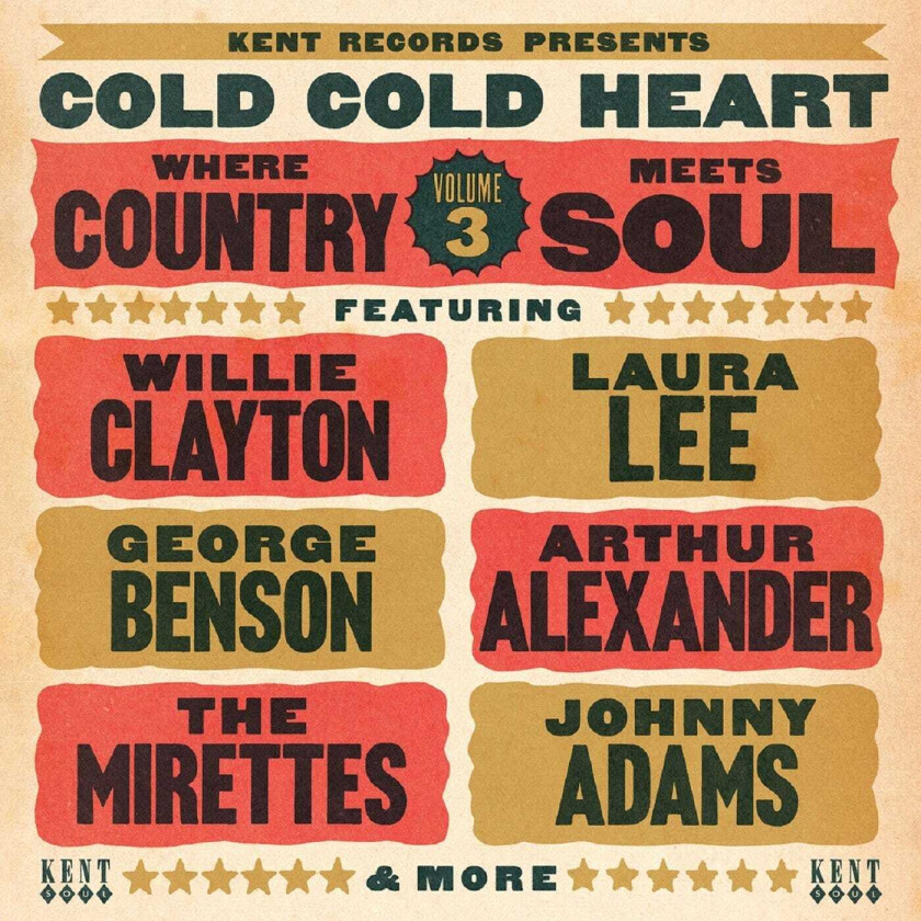 Various Artists : Cold Cold Heart ~ Where Country Meets So CD