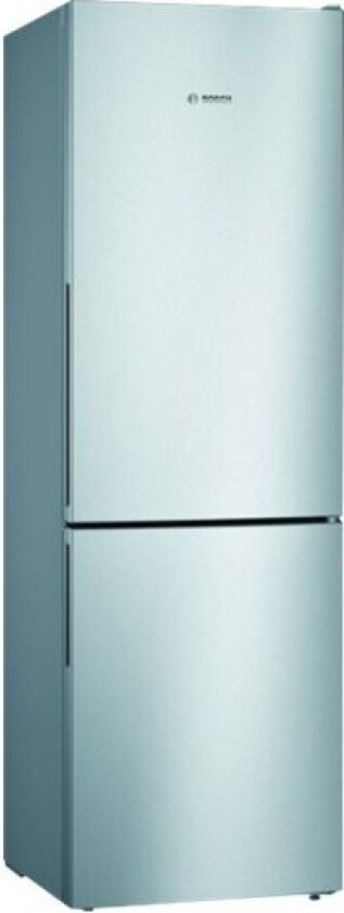 Serie 4 KGV362LEA kjøle-/fryseskap Frittstående 308 l E Rustfritt stål