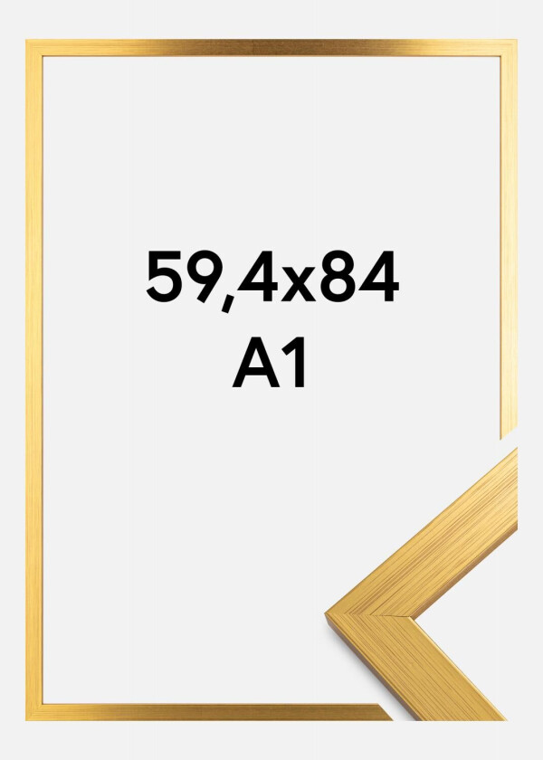 Ramme Gold Wood 59,4x84 Cm (A1)