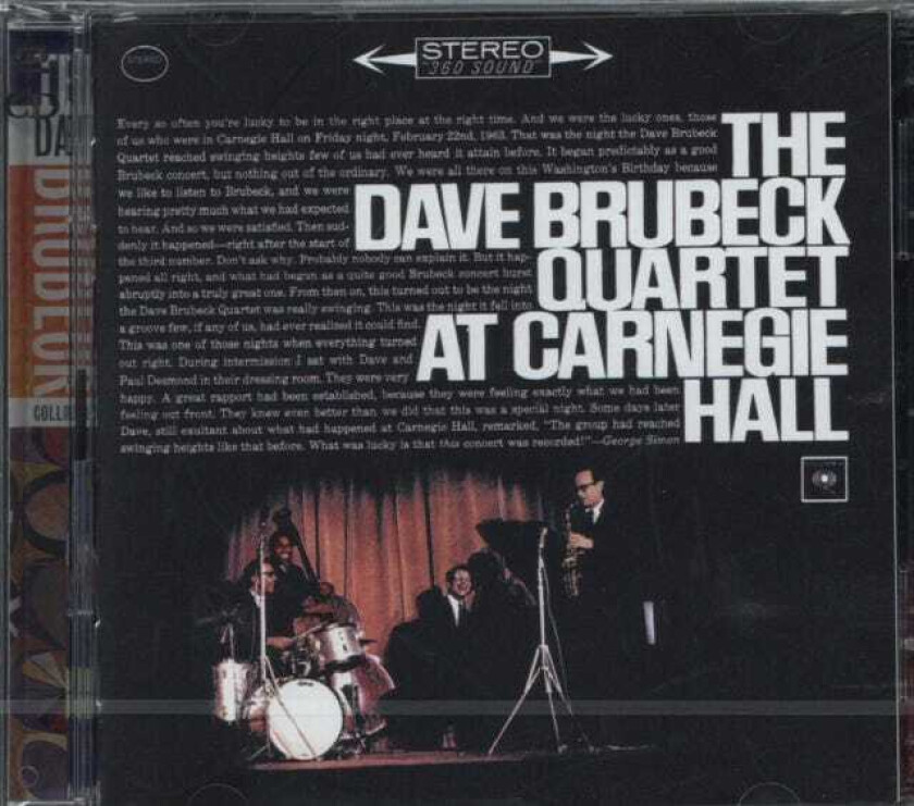 The Dave Brubeck Quartet : At Carnegie Hall CD 2 discs (2001)