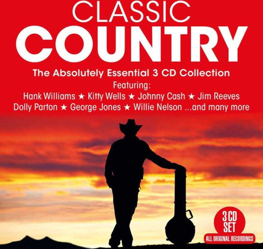 Various Artists : Classic Country CD Box Set 3 discs (2019)
