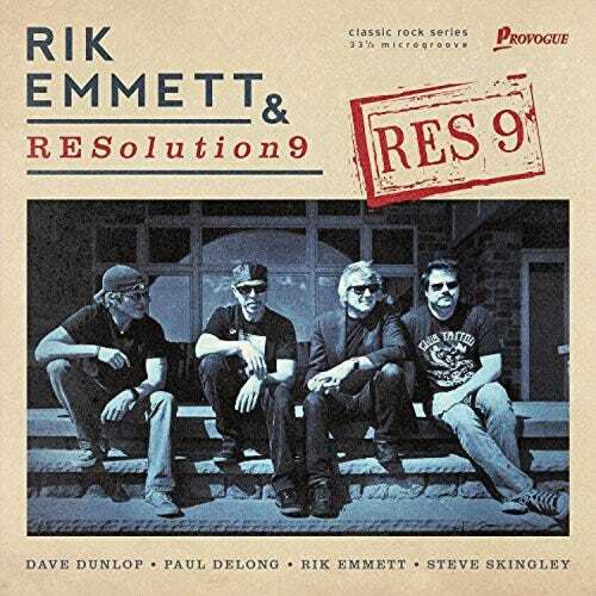 Rik Emmett & RESolution 9 : RES9 CD (2016)