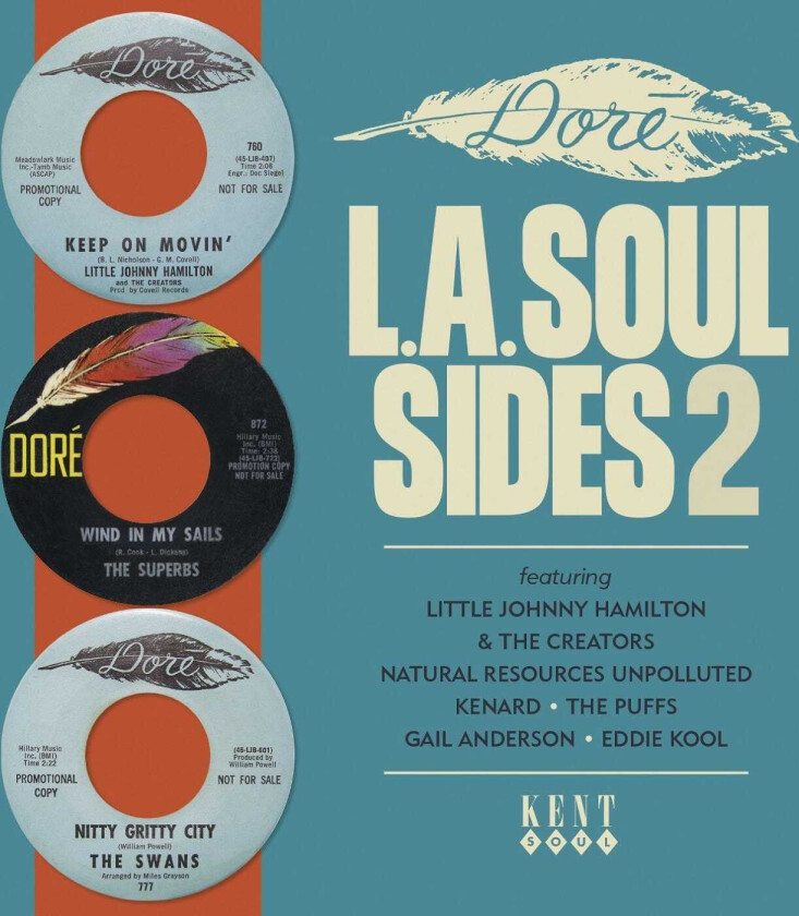 Various Artists : Dor?: L.A. Soul Sides - Volume 2 CD (2015)