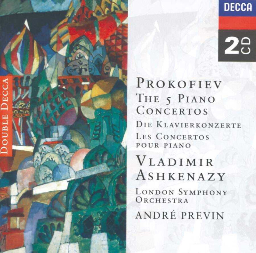Sergei Prokofiev : THE 5 PIANO CONCERTOS CD 2 discs (1997)