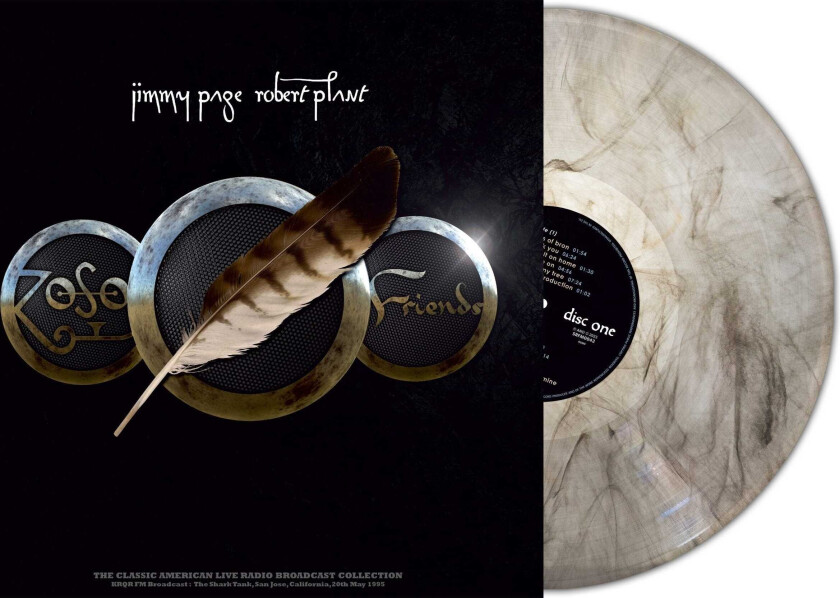 Jimmy Page & Robert Plant - Zoso Friends (3 Lp Grey Marbled Vin