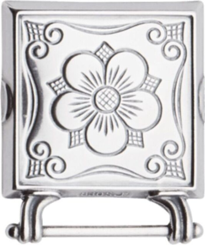 Bilde av Veskestøl Olavsrosen i 830 oksidert sølv