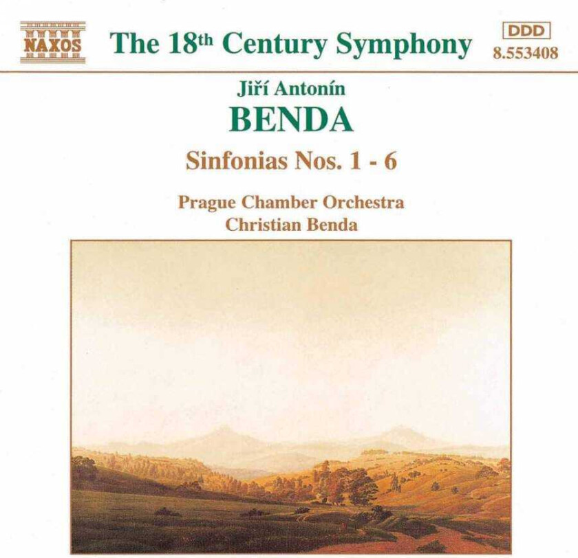 Jan Jiri Benda : Sinfonias 1 - 6 - Benda CD (1995)