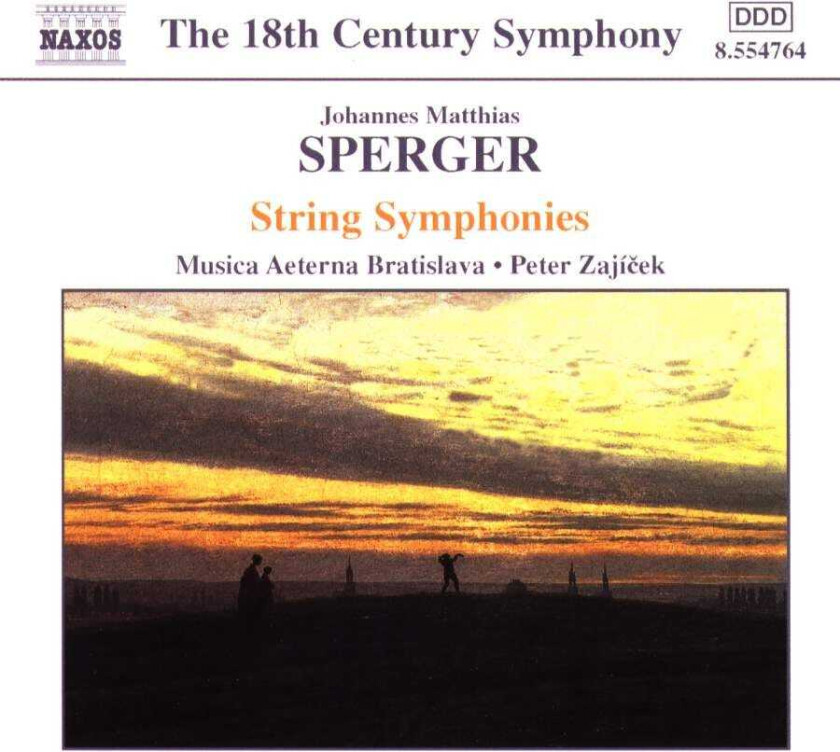 Johann Sperger : The 18th Century Symphony -String Symphonies - SPERGER CD