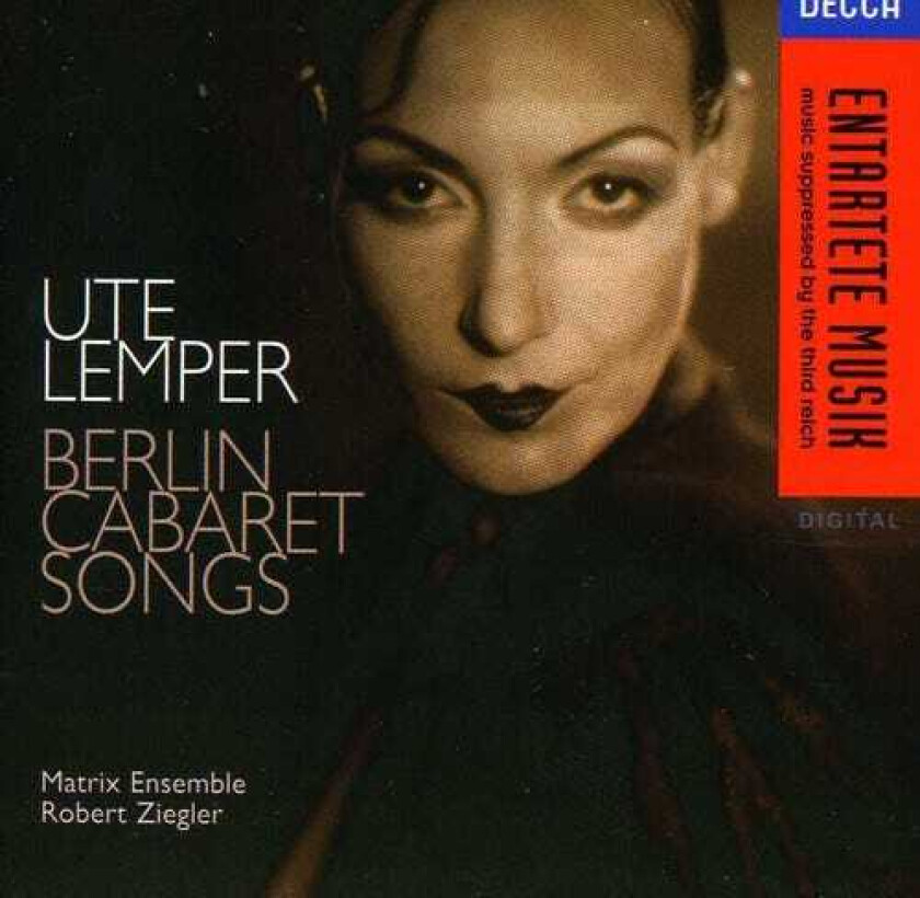 Ute Lemper : Ute Lemper: Berlin Cabaret Songs CD (1996)