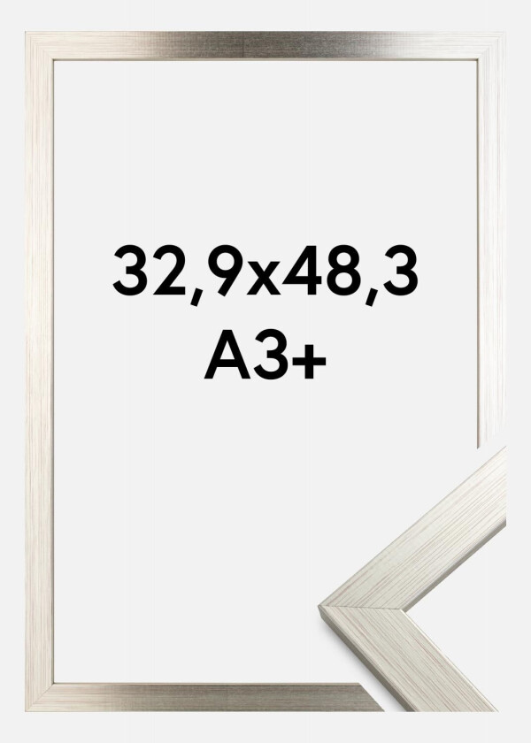 Ramme Silver Wood 32,9x48,3 Cm (A3+)