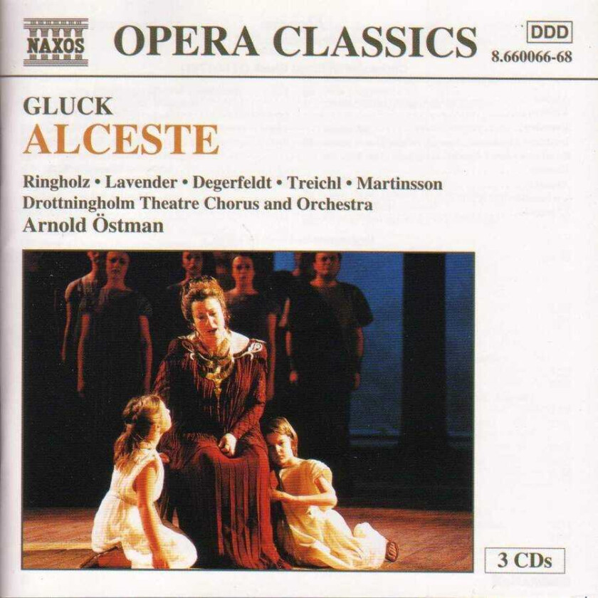 Alceste (Ostman, Drottningholm Court Theatre Orchestra) CD 3 discs (1999)