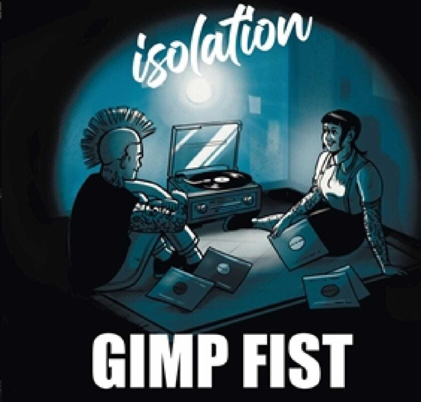 Gimp Fist - Isolation (Blue/White Splash Vinyl