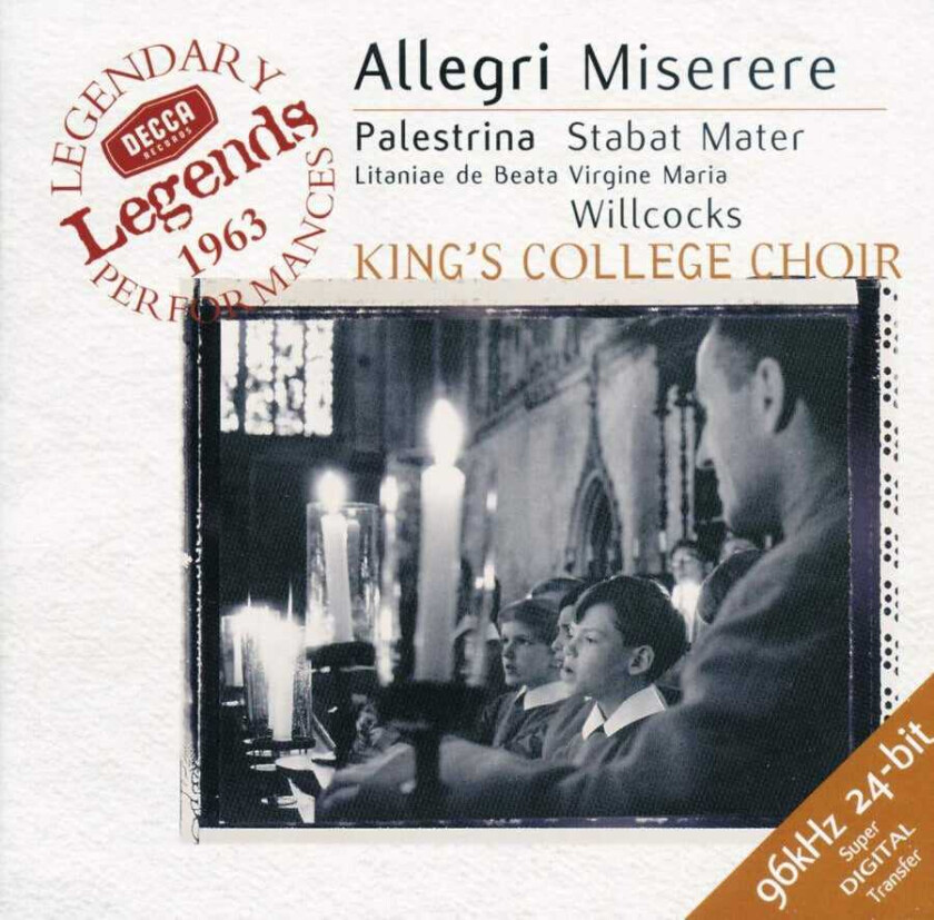 Gregorio Allegri : Allegri: Miserere, ect. CD (1999)
