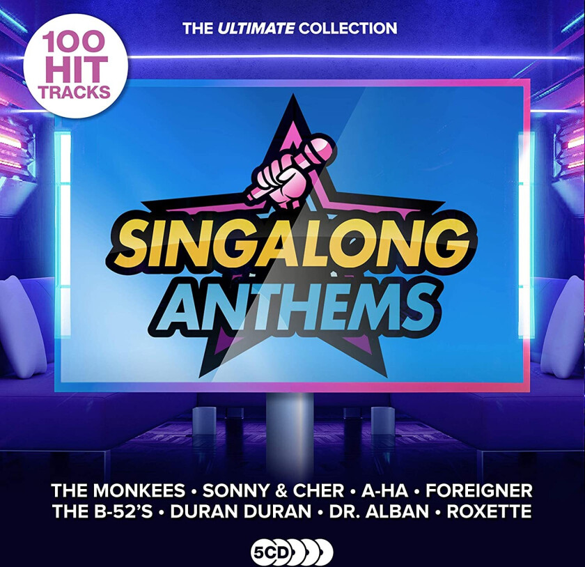 Various Artists : Ultimate Singalong Anthems/car-a-oke CD Box Set 5 discs