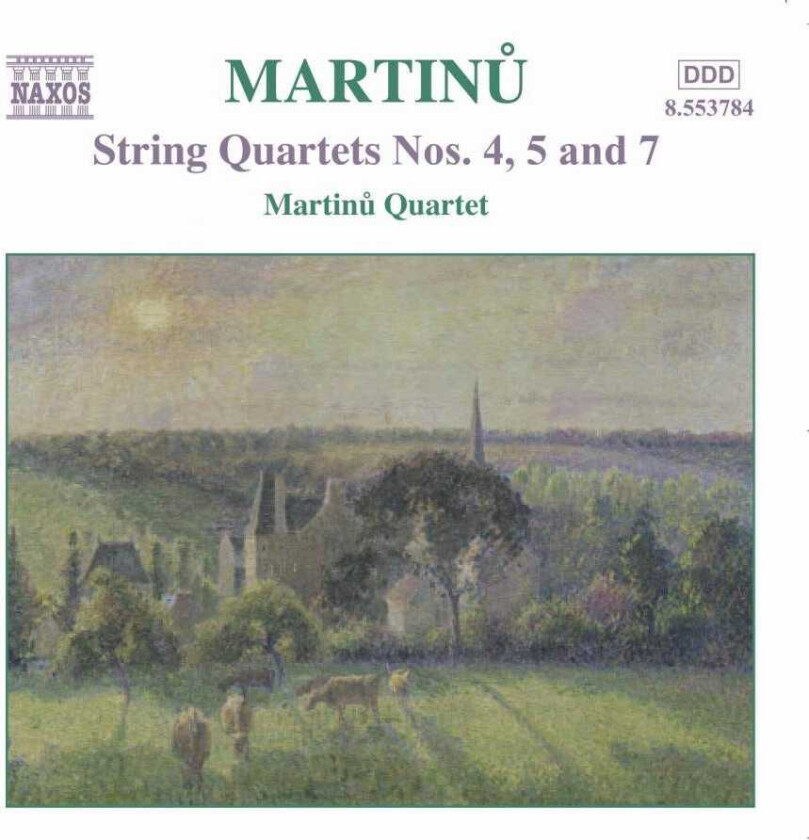 Bohuslav Martinu : String Quartets Nos. 4, 5 and 7 (Martinu Quartet) CD (2002)