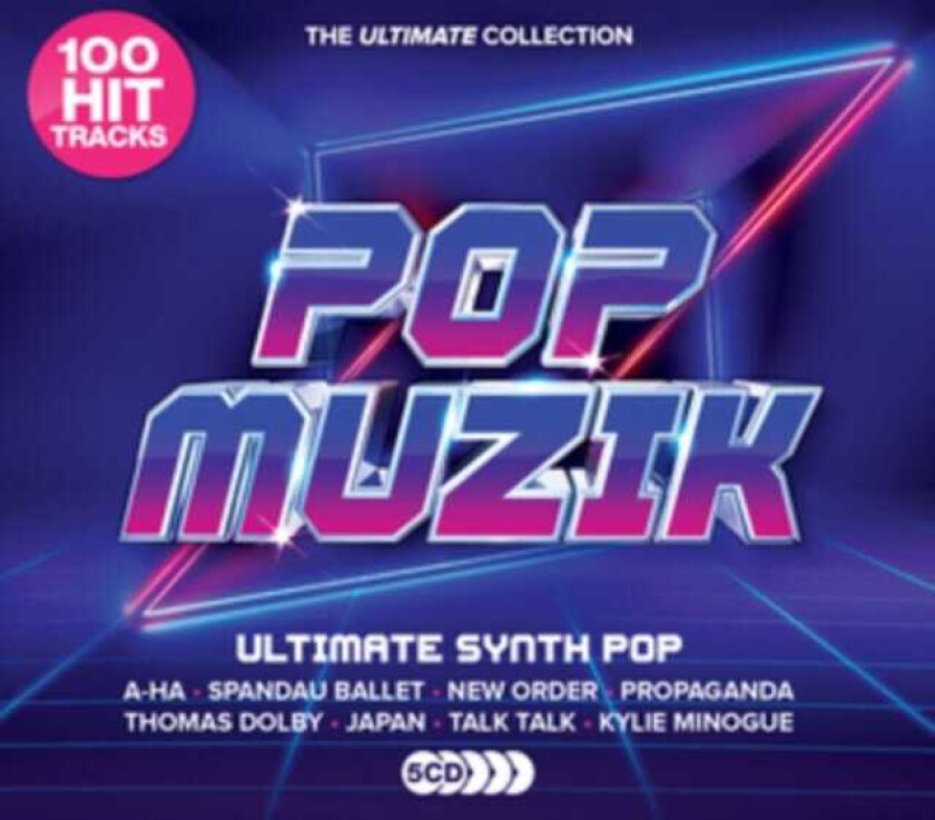 Various Artists : Pop Muzik: Ultimate Synth Pop CD Box Set 5 discs (2019)