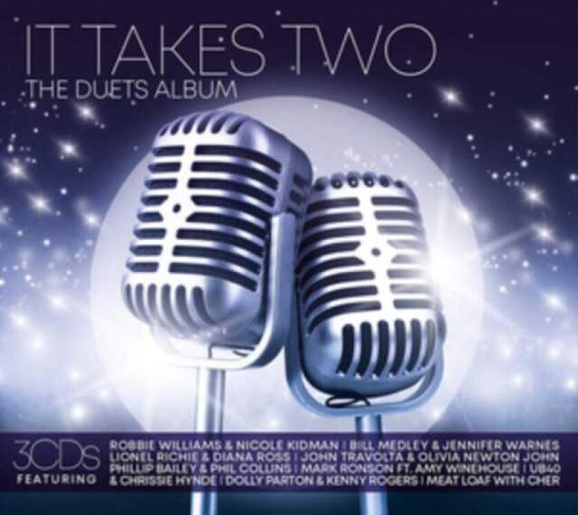 Various Artists : It Takes Two: The Duets Album CD Box Set 3 discs (2020)
