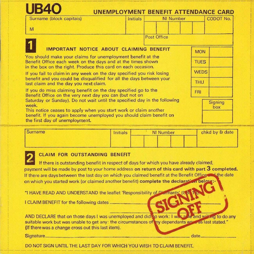 UB40 : Signing Off CD (1993)