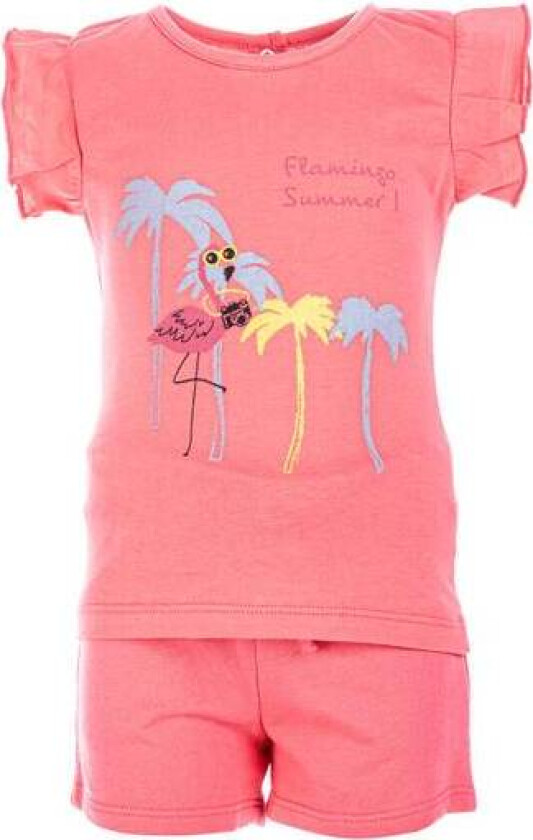 Flamingo Shorts Sett Rosa