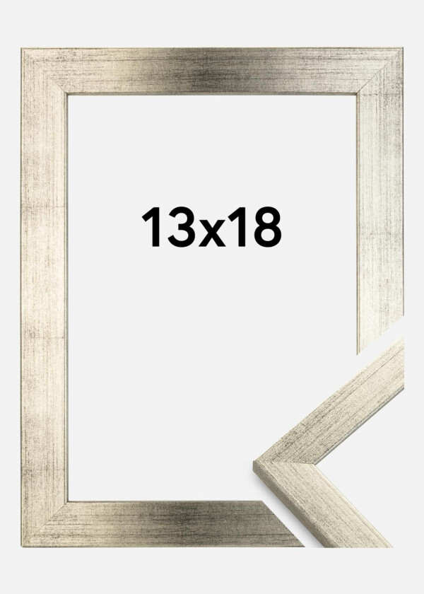 Ramme Stilren Akrylglass Sølv 13x18 Cm