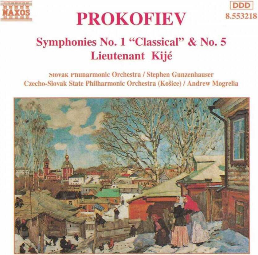 Sergei Prokofiev : Prokofiev/sym 1 and 5/lieutenant Kije CD (1995)