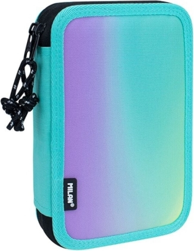 Dobbelt pennal Milan Sunset 34 Parts Green 19,5 x 13 x 5 cm