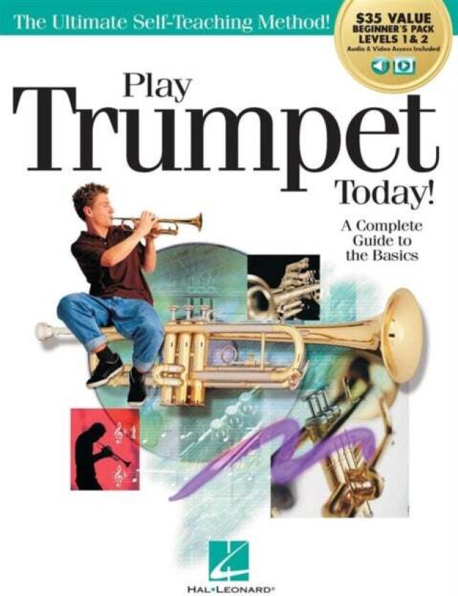 Play Trumpet Today! Beginner's Pack: Method Books 1 & 2 Plus Online Audio & Video