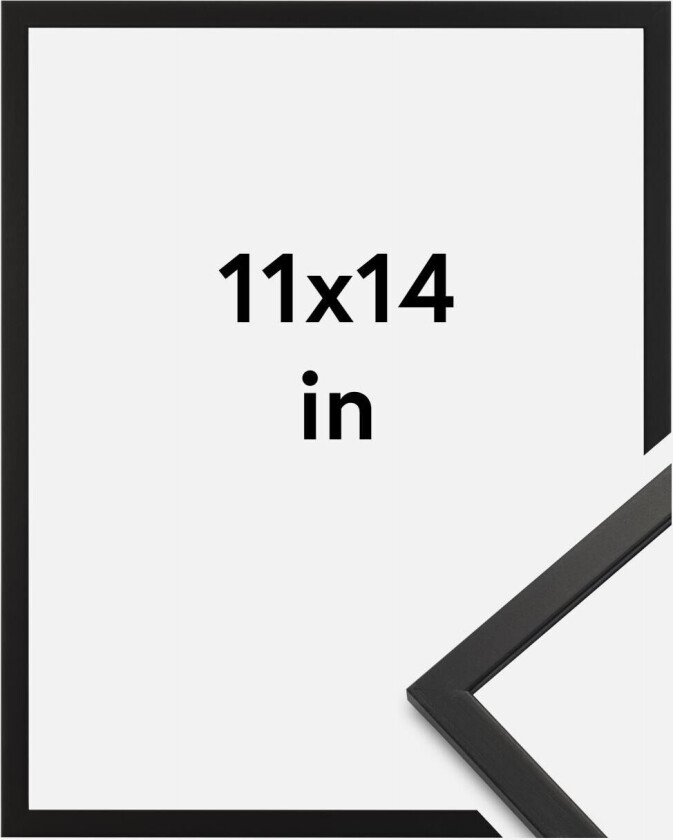 Ramme Edsbyn Akrylglass Svart 11x14 Inches (27,94x35,56 Cm)