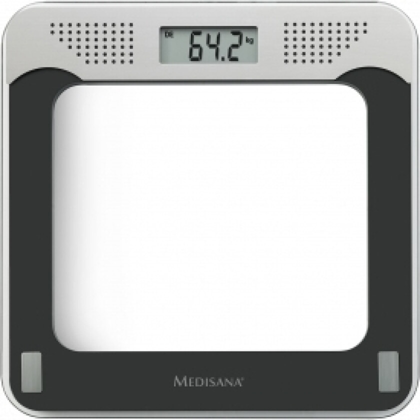 40448, Elektronisk personvekt, 180 kg, 100 g, Sort, Grå, kg, Rektangel